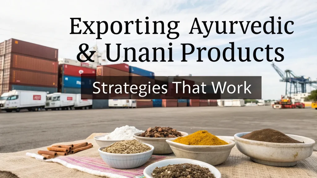 export ayurvedic business