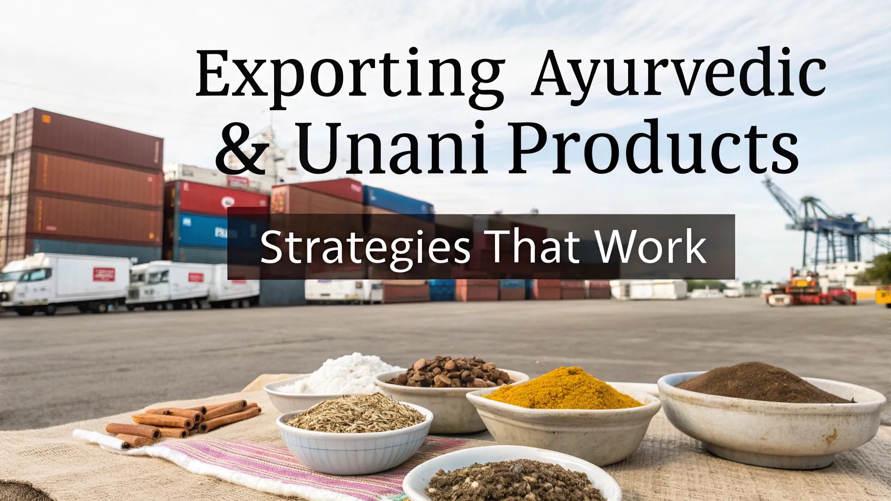 export ayurvedic business